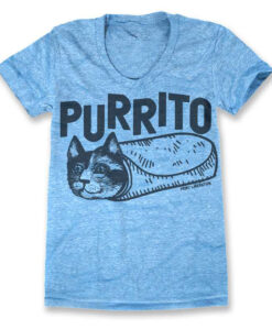 Purrito mexican food T-Shirt (Oztmu)