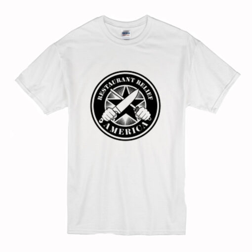 Rerf Restaurant Relief America Logo T-Shirt (Oztmu)