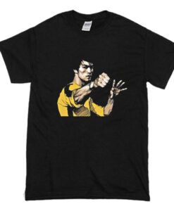 Bruce Lee Yellow Suit T-Shirt (Oztmu)