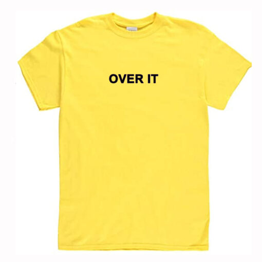 Over It Letter T-Shirt (Oztmu)