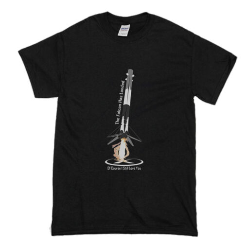 SpaceX The Falcon Has Landed T Shirt (Oztmu)