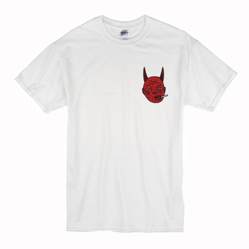 White Devil Head T Shirt (Oztmu)