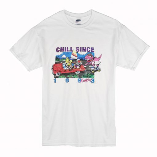 Chill Since 1993 T Shirt White (Oztmu)