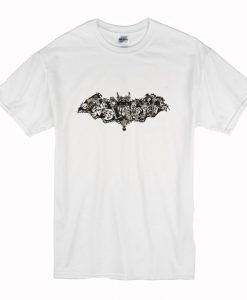 Haunted Mansion Halloween Bat T-Shirt (Oztmu)