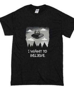 I Want To Believe in Kang and Kodos T-Shirt (Oztmu)