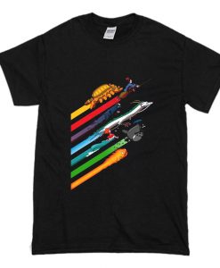 Rainbow Studio Ghibli T-Shirt (Oztmu)