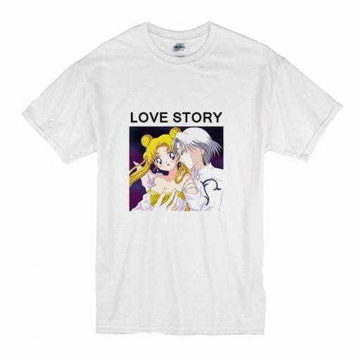 Sailor Moon Love Story T-Shirt (Oztmu)