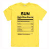 Sun Nutrition Facts T-Shirt (Oztmu)