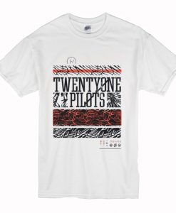 Twenty One Pilots Athletic Stack T Shirt (Oztmu)