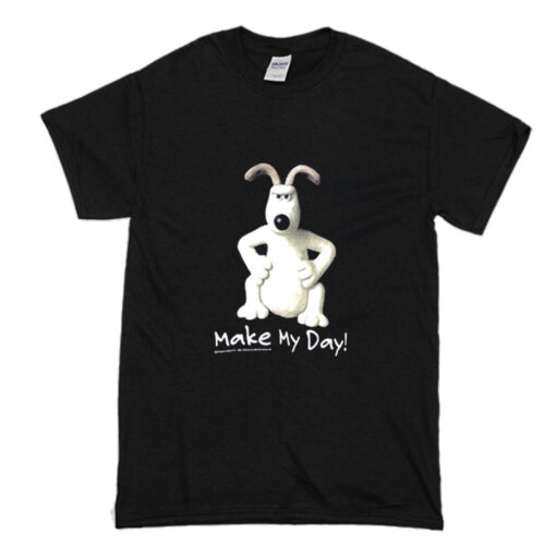 Vtg Wallace & Gromit Make My Day T-Shirt (Oztmu)