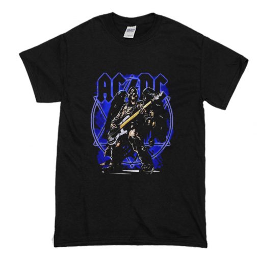 ACDC Band Skeleton Wings T Shirt (Oztmu)