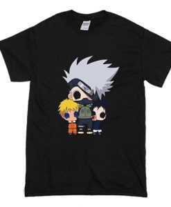 Anime Chibi Kakashi Naruto Sasuke t-shirt (Oztmu)