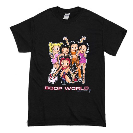 Betty Boop World Girl Power T-Shirt (Oztmu)