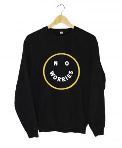 No Worries Sweatshirt Black (Oztmu)