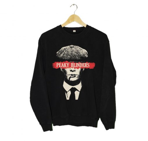 Peaky Blinders Thomas Shelby Sweatshirt Black Peaky Blinders Sweatshirt (Oztmu)