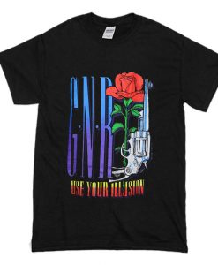 Vintage 1993 Guns N Roses Use Your Illusion Tour T-Shirt (Oztmu)