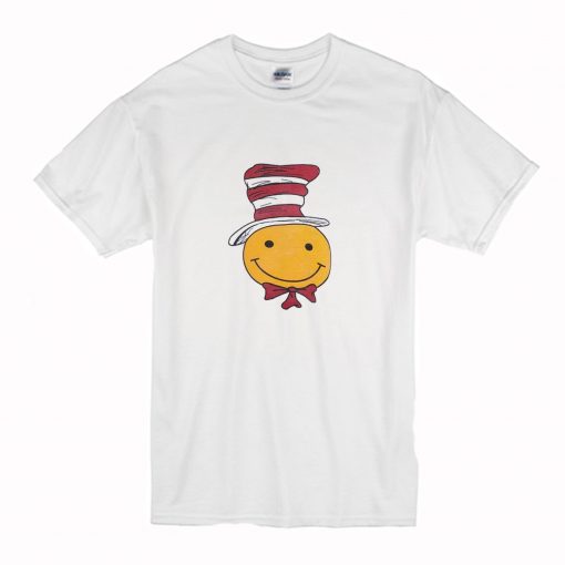 Vintage Smiley Face Dr Seuss T-Shirt (Oztmu)