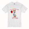 We All MEOW Down Here Clown Cat Kitten T-Shirt (Oztmu)