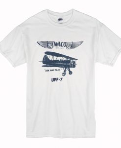 1980s Waco UPF-7 small military airplane T-Shirt (Oztmu)