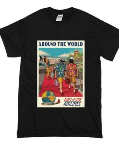 Around the world Daft Punk T Shirt (Oztmu)