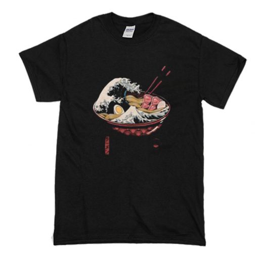 Great Ramen Wave T-Shirt (Oztmu)