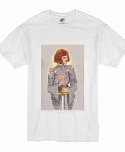 Joan of Arc Zendaya T-Shirt White (Oztmu)