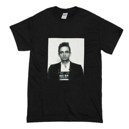 Johnny Cash Mugshot T Shirt (Oztmu)