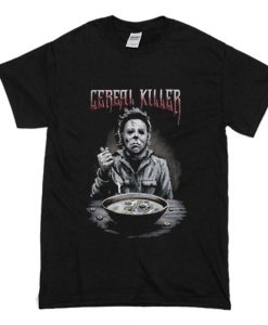 Michael Myers Halloween Cereal Killer T-Shirt (Oztmu)