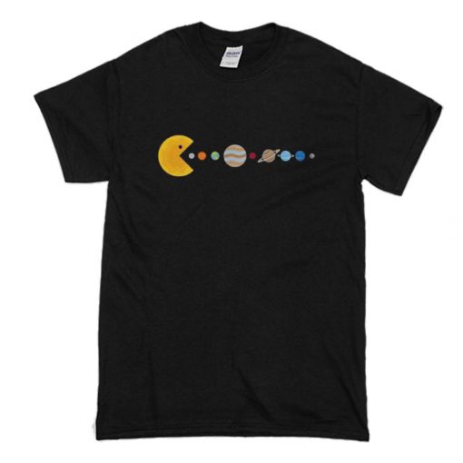 Sun Eating Other Planets Funny T-Shirt (Oztmu)