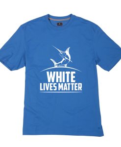 White Marlin lives Matter T-Shirt Blue (Oztmu)