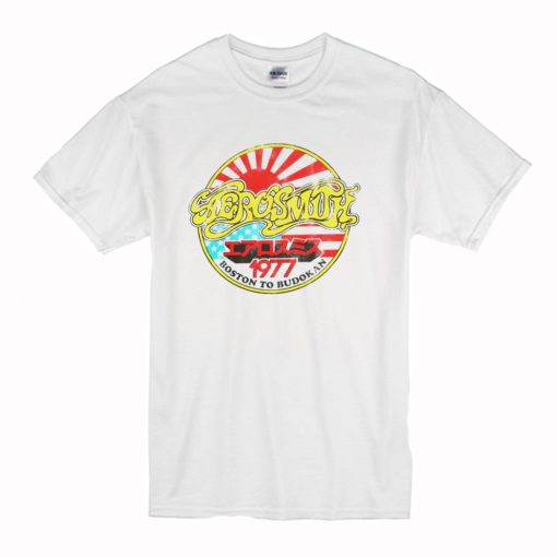 Aerosmith Boston To Budokan 1977 T-Shirt (Oztmu)