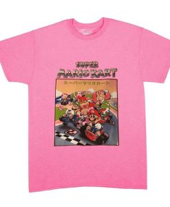 Mario Kart Japanese Pink T-Shirt (Oztmu)