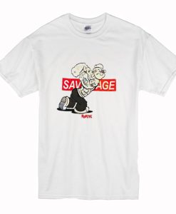 Popeye Savage Graphic Logo T-Shirt (Oztmu)