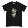 Skeleton Hand Holding A Stack of Money T-Shirt (Oztmu)