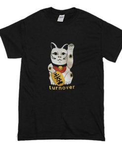 Turnover Lucky Cat T Shirt (Oztmu)