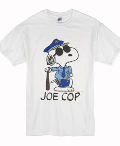 Vintage Peanuts JOE COP T Shirt (Oztmu)