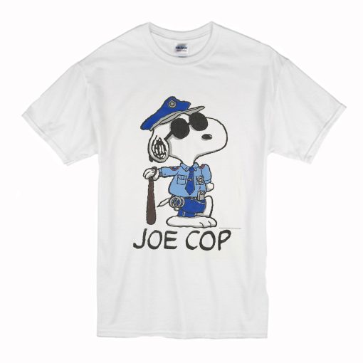 Vintage Peanuts JOE COP T Shirt (Oztmu)