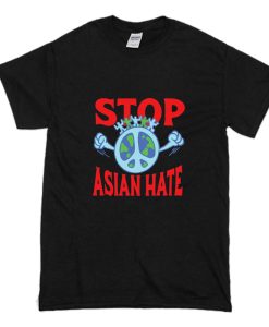 Stop Asian Hate T Shirt Black (Oztmu)