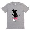 Vintage Mickey Mouse Mooning Boot T-Shirt Grey (Oztmu)