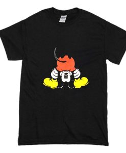 Vintage Mickey Mouse Mooning Boot T-Shirt (Oztmu)