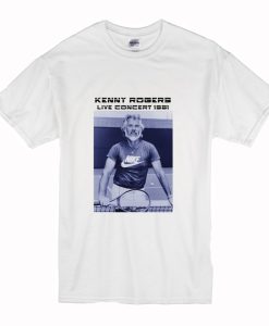 Kenny Rogers Live Concert 1981 T Shirt (Oztmu)