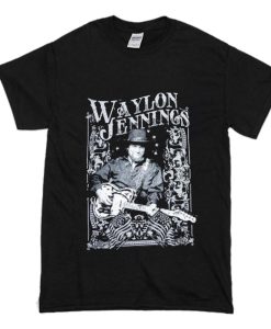 Waylon Jennings Telecaster T-Shirt (Oztmu)