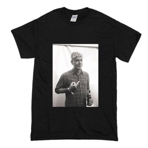 Anthony Bourdain Middle Finger T-Shirt (Oztmu)