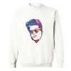 Bruno Mars Face Typography Lyric Famous American Singer Sweatshirt (Oztmu)