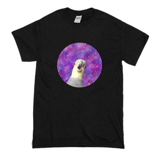 Cosmic Honk – Alex the Honking Bird T-Shirt (Oztmu)
