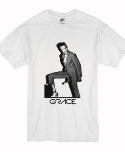 Grace Jones Mic T-Shirt (Oztmu)