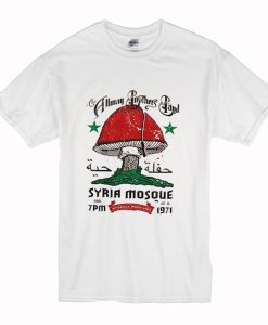 Allman Brothers Band Syria Mosque 1971 T-Shirt (Oztmu)