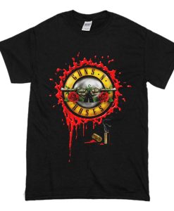 Guns N Roses Blood Bullet T-Shirt (Oztmu)