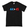 44 45 Obama Is Better Than Trump T Shirt (Oztmu)