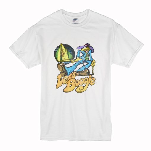 70s Let’s Boogie Iron On Roach Pimp T-Shirt (Oztmu)